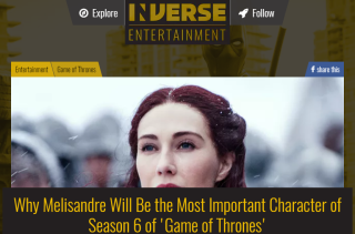 Why Melisandre Will Be the Most Important Character of Season 6 of 'Game of Thrones'