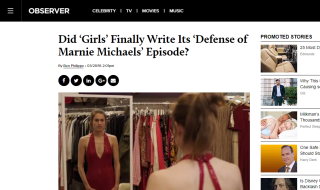 Did ‘Girls’ Finally Write Its ‘Defense of Marnie Michaels’ Episode?
