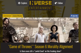 'Game of Thrones'' Season 6 Morality Alignment