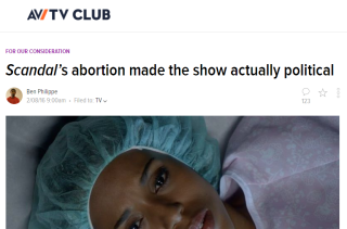Scandal’s Abortion Made the Show Actually Political