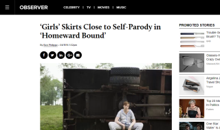 ‘Girls’ Skirts Close to Self-Parody in ‘Homeward Bound’